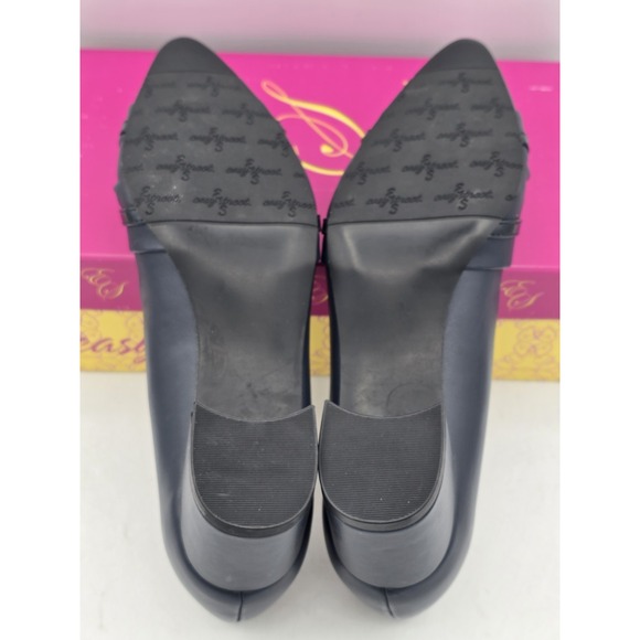 NEW Easy Street Millie Pumps Women's Size 10N NARROW - Navy - Pull On Block Heel - Picture 11 of 13